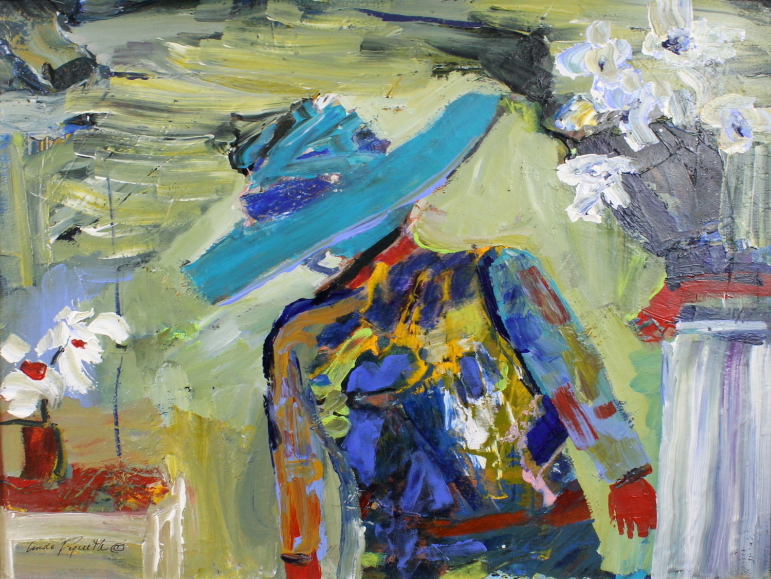 Untitled – Woman in a Blue Hat