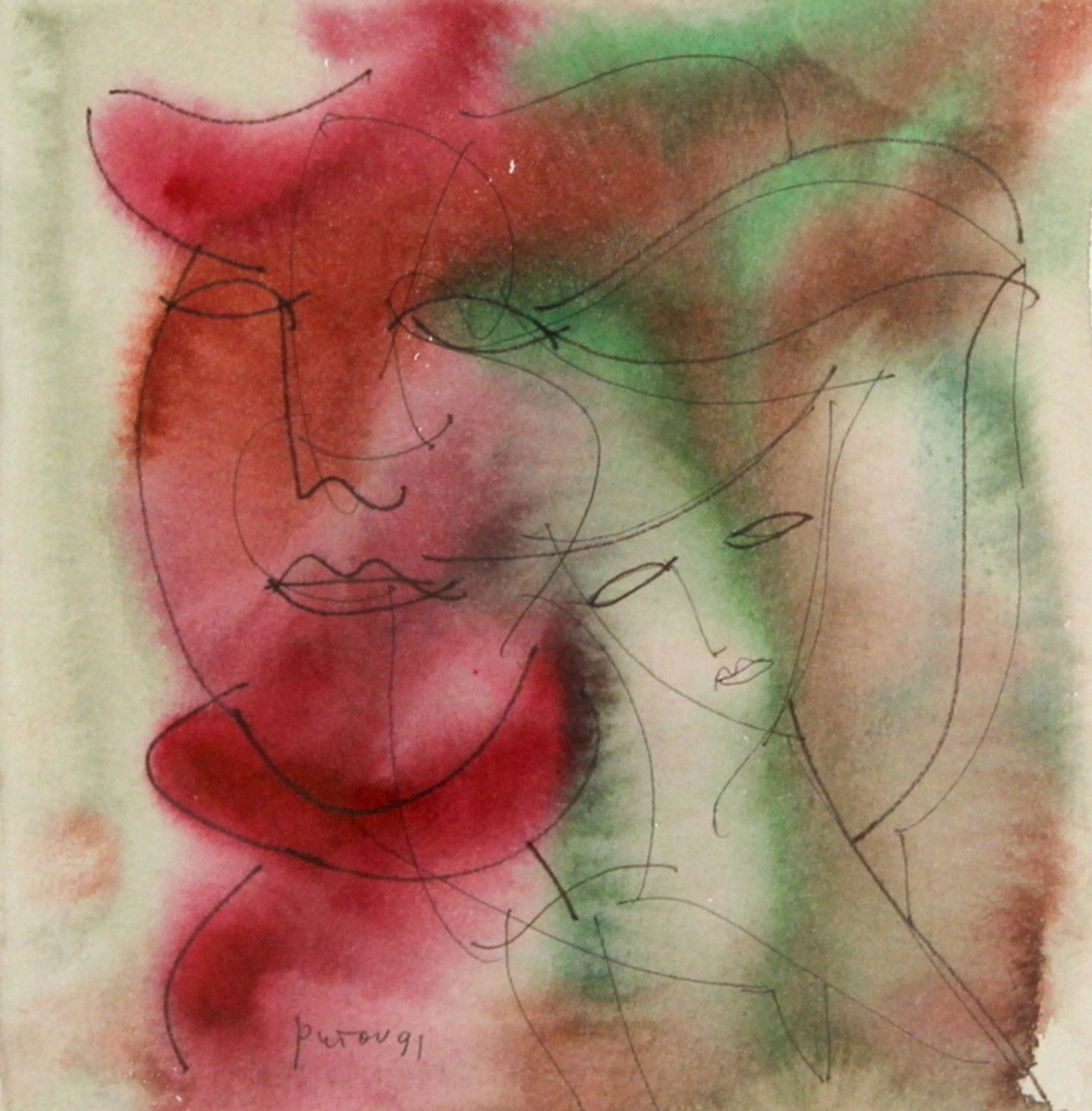 Untitled – Two Faces