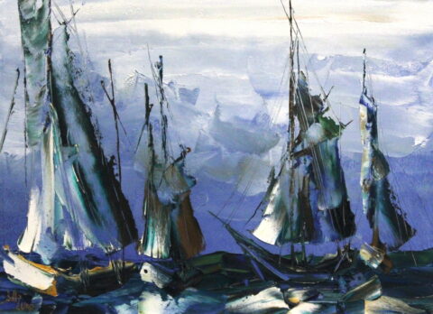 Boats on a Blue Day